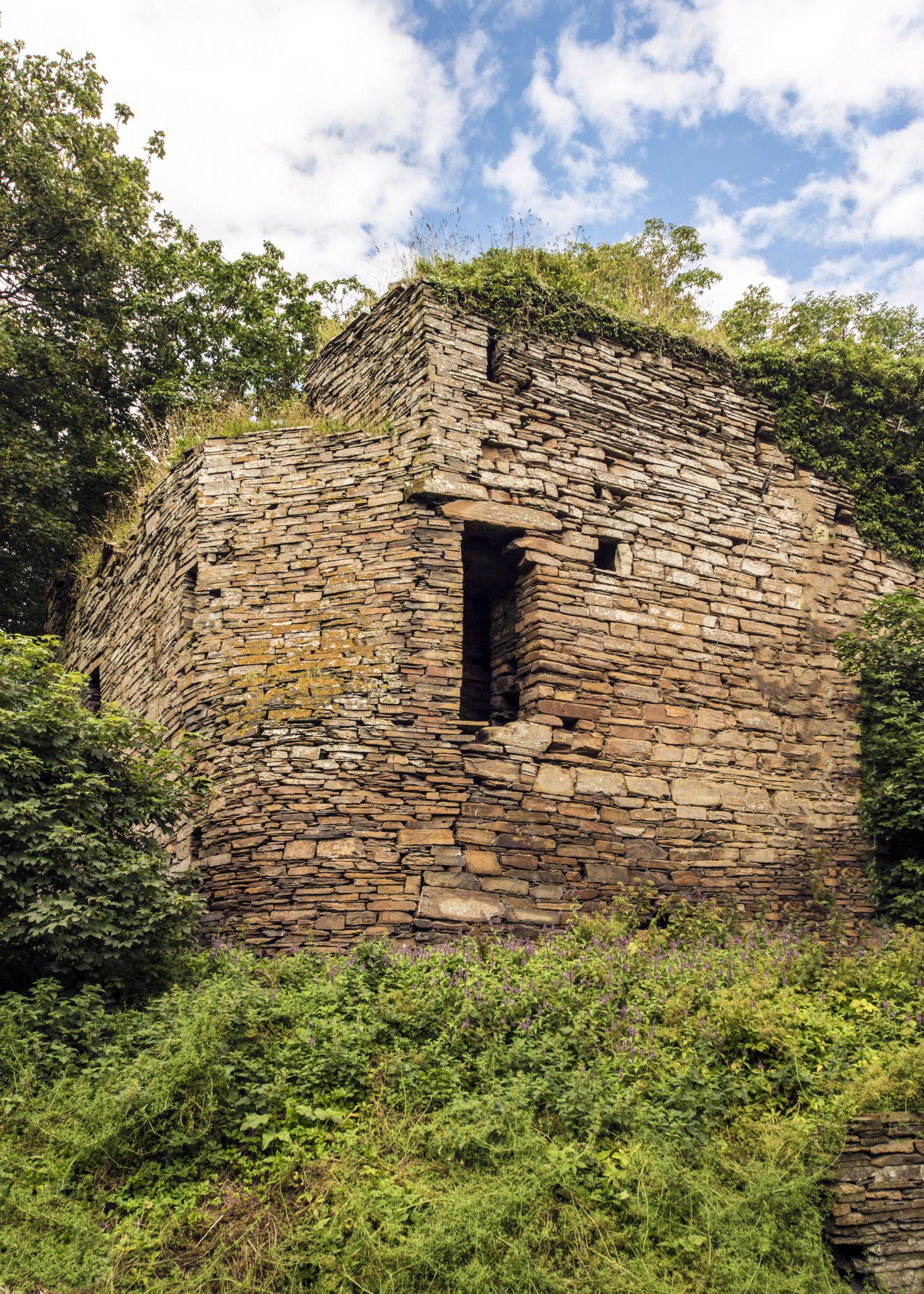Auld Braal castle historic ruin in Caithness